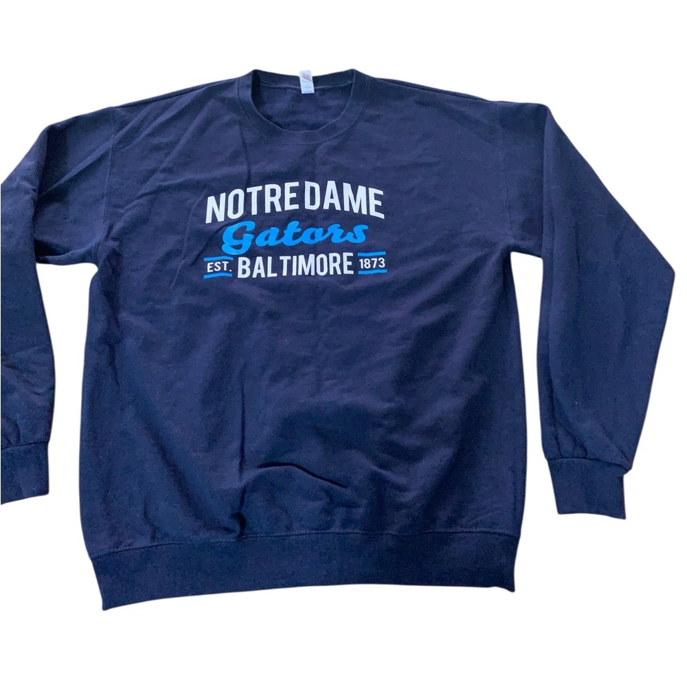 Notre Dame Gators Navy Blue Crew Sweatshirt